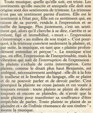 Francoise Proust - Musique et tristesse